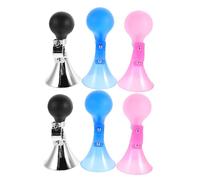 TOYANDONA 6 Pièces Trompette de pour Garçon Fille Sonnette Manuelle sans Pile Sonore Forte et Réaliste pour Trottinette et Tricycle Couleurs Bleu et Rose