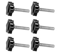 TOYANDONA 6 Pièces Vis M8 de Serrage pour Base de Parasol Extérieur, Métal | Outil, Réglage Rapide, Slots Intégrés, pour Pied de Parasol Balcon et Piscine