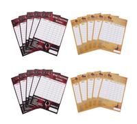 TOYANDONA 60 Pièces Cartes D’évaluation de Vin, Papier