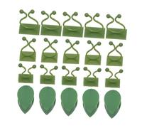 TOYANDONA 60 Pièces Clips de Fixation Vert Support pour Plantes Grimpantes en Plastique Autocollants, Réutilisables, Décoration, pour Plantes Grimpantes pour Pothos, et Murs de Jardin