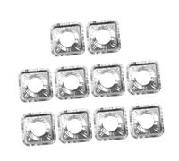 TOYANDONA 60 pièces Couvre-plaques Gaz Aluminium Résistant Chaleur Protège Plaques Cuisson Gaz Anti-huile Jetables Adaptés pour Gazinière et Entretien Facile