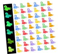 TOYANDONA 60 pièces Figurines Mini Lézards Résine Colorées Lumineuses pour Décoration Jardin Terrarium Mini Animaux Ornements