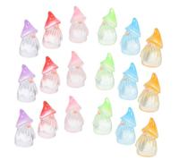 TOYANDONA 60 Pièces Miniature Glow-in-The-Dark GNOME Resin Figurines for Indoor Flower Pots and Outdoor Patio Lawn Decorations