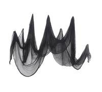 TOYANDONA 6m Toile Araignée Extensible Décoration pour Maison Hantée Fête Halloween Mur Et Fenêtre Noir Réutilisable