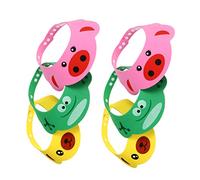 TOYANDONA 6pièces Bonnet De Douche Pour Garçon Fille Lot De Protection Oculaire Et Auditive Pour Bain Et Shampoing Facile à Porter