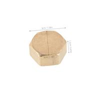 TOYANDONA 6pièces Bouchons Obturation Femelles pour Robinet De Radiateur Cuivre pour Plomberie Et Machine à Laver Lot