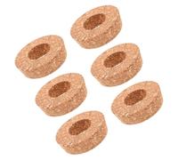 TOYANDONA 6pièces Couvercles Liège pour Hydroponiques avec Trou Central Accessoires pour Et Propagation De Plantes Design Élégant Et Pratique