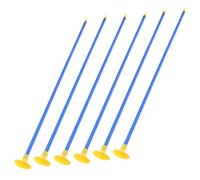 TOYANDONA 6Pièces Flèches à Ventouse pour Garçon Fille de Flèches de Remplacement Plastique de Accessoires Amusants pour Tir à Arc Intérieur et Extérieur