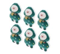 TOYANDONA 6pièces Jouet à Herbe à Chat pour Chat Jouet Interactif pour Chaton Jouet Mignon pour Chat Jouet à Mordre pour De Noël pour