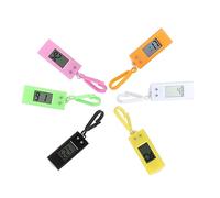 TOYANDONA 6Pièces Montre Étudiante Électronique Porte Clés Pratique pour Examen Couleurs Aléatoires Design Attrayant et Compact pour Randonnée et Activités Extérieures