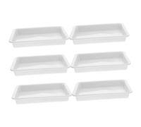 TOYANDONA 6pièces Soucoupes pour Plantes Plastique Lot de Bac Récupérateur Eau pour Pots De Fleurs avec Plateau De Drainage pour Jardinières Intérieurs Et Extérieurs