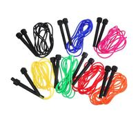 TOYANDONA 7 Pièces Corde à Sauter PVC Réglable Légère avec Poignées Antidérapantes pour Fitness Entraînement Sportif Perte de Poids et Boxe Adaptée Aux Garçon Fille et Adultes
