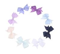 TOYANDONA 8 Pièces Accessoires de Toilettage pour Chiens Élastiques à Cheveux Décoratifs avec Clips Métalliques Bows Multicolores Nœud pour Petits Chiens et Chiots et Durables