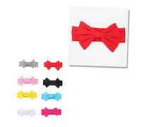 TOYANDONA 8 Pièces Bandeaux Pour Bébés Élastiques Cheveux Garçon Fille Fille Foulards Pour Tête Accessoires Nés Et Bébés Rouge Bleu Jaune Noir Blanc Rose Gris