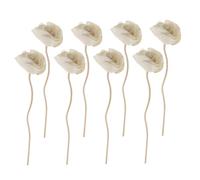 TOYANDONA 8 pièces Bâtonnets Diffuseurs Rotin Fleur Naturels Outils Parfumés pour Huiles Essentielles Tiges Aromatiques pour Diffuseur Maison et Spa