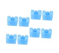 TOYANDONA 8 pièces Bloc Réfrigérant Air Cooler Boîtes à Glaçons Vides Carrées Réutilisables pour Ventilateur Climatiseur Gain de Place pour Congélation Repas et Courses