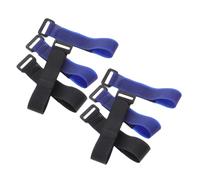 TOYANDONA 8 pièces Colliers Anti-Chant pour Nylon Colliers Flexibles Poultry Silence Protection Cou Poulet avec Étiquettes Lot Bleu et Noir