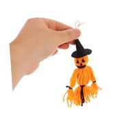TOYANDONA 8 Pièces Décorations Halloween Fantômes et Citrouilles Suspendues Laine Ornements Effrayants et Amusants pour Intérieures et Extérieurs Abrités