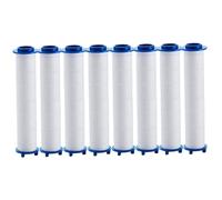 TOYANDONA 8 pièces Filtre Remplaçable Coton PP Pratique Filtre Anti-calcaire et Chlore pour Pommeau Haute Pression Accessoire Maison Simple à Installer