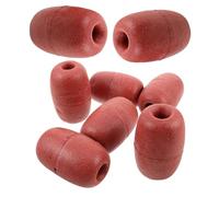 TOYANDONA 8 Pièces Flotteur de Corde Rouge en PVC Résistant aux UV pour Filets de Pêche et Pièges à Crabes, Installation Facile pour Utilisation en Flottaison Écrevisses en Eau Douce