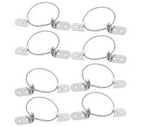 TOYANDONA 8 Pièces Kit Sangles Anti-basculement pour Meubles Fixations Murales Inoxydable Protection Garçon Fille et Résistance Aux Tremblements de Terre Ancrages Sécurisés pour Armoires et