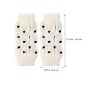TOYANDONA 8 Pièces Pet Dog Leg Warmers Non Slip Protective Socks for Urine Shield and Dirt Prevention Comfortable Foot Covers for Small Puppies Walking Travel