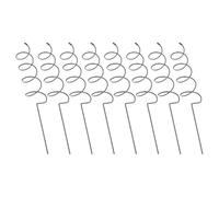 TOYANDONA 8 Pièces Piquets Spirale en Fer pour Support Plantes, Design Stable et Résistant, pour Cadre d'escalade de Jardin en Intérieur et Extérieur
