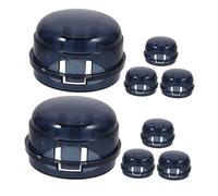 TOYANDONA 8 pièces Protections Boutons Gazinière Plastique Noir Couvres Boutons Anti-saleté Antidérapants Installation Facile pour Sécurité et Propreté des Commandes de Cuisson Gaz