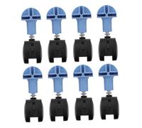 TOYANDONA 8 Pièces roulettes Pivotantes pour Cage à Chat Lot de de Transport pour Accessoires de Transport Animaux du Bruit et Stabilité pour Confort Optimal Intérieur