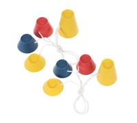 TOYANDONA 8 Pièces Support de Tee Caoutchouc Accessoires Durables pour Entraînement Intérieur et Extérieur Portable et pour Précision Améliorée