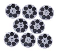 TOYANDONA 8 Pièces Thermomètre de Bain Garçon Fille Étiquette LCD pour Mesurer avec Précision la Température de Eau Sécurité et Confort Lors Bain