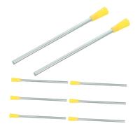 TOYANDONA 8 pièces Triangle Musical Instrument Set pour Garçon Fille Percussion Portable avec Batteur Adapté Aux Cours et Activités Musicales Extérieur