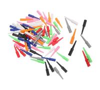 TOYANDONA 80 pour Cribbage Coniques en Plastique Colorés, Accessoires de Jeu Traditionnels Portables, Solide et Compatibles Tableau Perforé, pour Parties en Famille ou Entre Amis