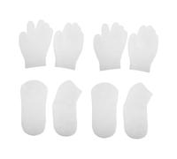 TOYANDONA 8pièces Chaussettes Hydratantes Pour Silicone Chaussettes De Trempage Pour Silicone Anti-gerçures Hydratant Pour Exfoliation Douce Protection