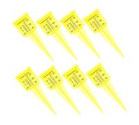 TOYANDONA 8pièces Pluviomètre Extérieur pour Jardin Et Pelouse Indicateur Eau Précis pour Arrosage Et Surveillance Météo