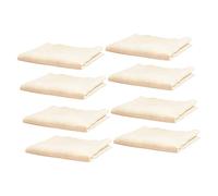 TOYANDONA 8pièces Serviettes Coton Pour Bébés De Double Épaisseur Bavoirs Absorbants Pour Nourrissons Mouchoirs Mousseline Douce Pour Repas Et Hygiène