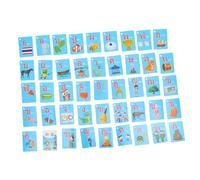 TOYANDONA 90 pièces Cartes Flash Apprentissage Thaï pour Tout-Petits Petites Cartes Éducatives Double-Face avec Images Outil Pratique pour Apprendre Alphabet Vocabulaire Thaïlandais