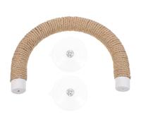 TOYANDONA à broyer Les Griffes du Perroquet Jouets pour Oiseaux grimpants perchoirs pour Oiseaux Bird Toys Bird Play Stand Support de perchage de Perroquet Light Brown