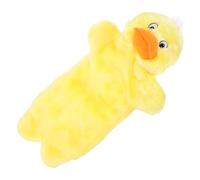 TOYANDONA à Main Peluche Canard Jaune pour Garçon Fille Créatif et Interactif Parfait pour Jeu de Rôle Stimule Imagination S Compétences Communication Matériaux Souples et Sûrs