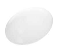 TOYANDONA Abat-jour Champignon en Acrylique Transparent 19 Cm de Diamètre, Hauteur 2 Cm, Remplacement pour Ventilateur de Plafond, Compatible Lampadaires et Suspensions, Diffuseur Lumière