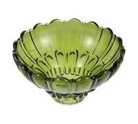 TOYANDONA Abat-jour Éclairage Diffus Doux en Verre de Fleur Finition Givrée Fine et Bords Lisses Style Vintage Floral pour Lampe de Table ou Applique Murale pour Chambre ou Îlot Cuisine