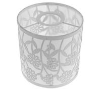 TOYANDONA Abat-jour en Fer Forgé Ajouré à Motif Floral Petit Diamètre Lampe de Table Décorative Éclairage D’ambiance pour Intérieur Moderne Lampe Projection Creuse en Métal