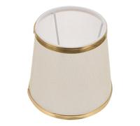 TOYANDONA Abat-jour en Tissu Beige Suspendre de Plafond ou Applique Murale, Diamètre Moyen, Support Métallique Robuste, Abat-jour Pratique et Résistant la Décoloration, pour Salon