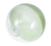 TOYANDONA Abat-jour en Verre Rond G9 12 Cm Transparent Demi-vert, Petit Globe Sphérique pour Ampoule 2-2,2 Cm, Diffuseur Lumineux pour Lustres, Suspensions et Appliques Murales