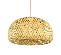 TOYANDONA Abat-jour Suspendu en Bambou Tressé Naturel, Petit Format, Style Rustique, Léger et Solide, pour Lampe Suspendue de Salon, Chambre ou Hôtel, Accessoire D’éclairage Décoratif