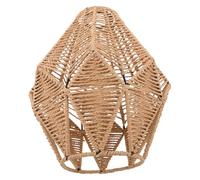 TOYANDONA Abat-Jour Tissé en Corde de Papier 4 CM Diamètre, à Suspendre Bohème Artisanale, Diffuseur de Lumière Douce pour Plafonnier et Lampe de Table, Décor Rustique pour Salon et Chambre