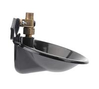 TOYANDONA Abreuvoir Automatique pour Moutons et avec Valve Distributeur Eau Durable pour Bol Eau Noir pour et Chèvres Alimentation Ferme Stable