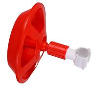 TOYANDONA Abreuvoir Automatique pour Volaille avec Base Étanche Distributeur Eau pour Poules Canards et Poussins Kit de Nourriture et Hydratation