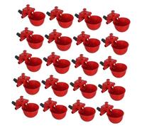 TOYANDONA Abreuvoir Automatique pour Volailles Réglable 20 Pcs Bol d'eau pour Pigeons Et Cailles Distributeur d'eau Pratique Utilisation Domestique Et Conception Solide Et Sûre