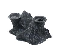 TOYANDONA Abri Tunnel pour Crevettes et Poissons Grotte d'Aquarium en Résine Robuste Cachette pour Reproduction Refuge pour Poissons Betta et Crevettes Décor Aquascaping Naturel 1